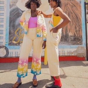 Big Bud Press Butterfly Airbrush Western Pants